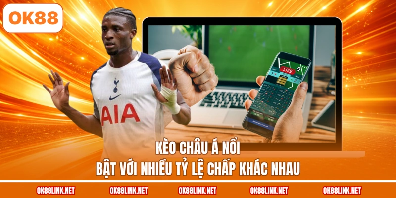 Kèo châu Á nổi bật với nhiều tỷ lệ chấp khác nhau